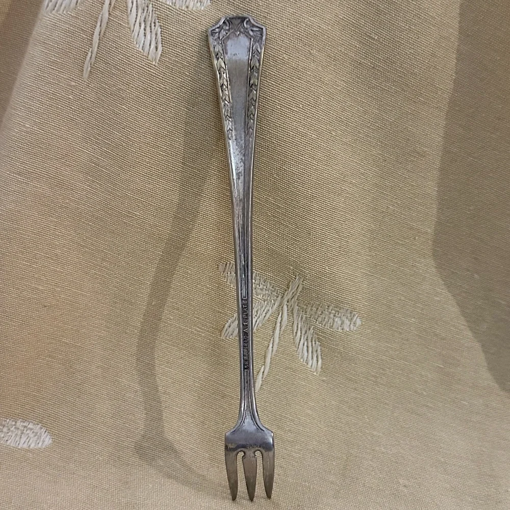 Vintage Sheffield Cocktail / Pickle / Olive Fork.